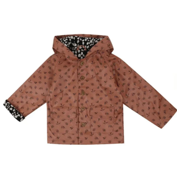 Turtle Dove Bird Print Raincoat