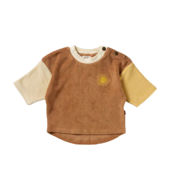 Organic Boxy Sweatshirt - Colorblock