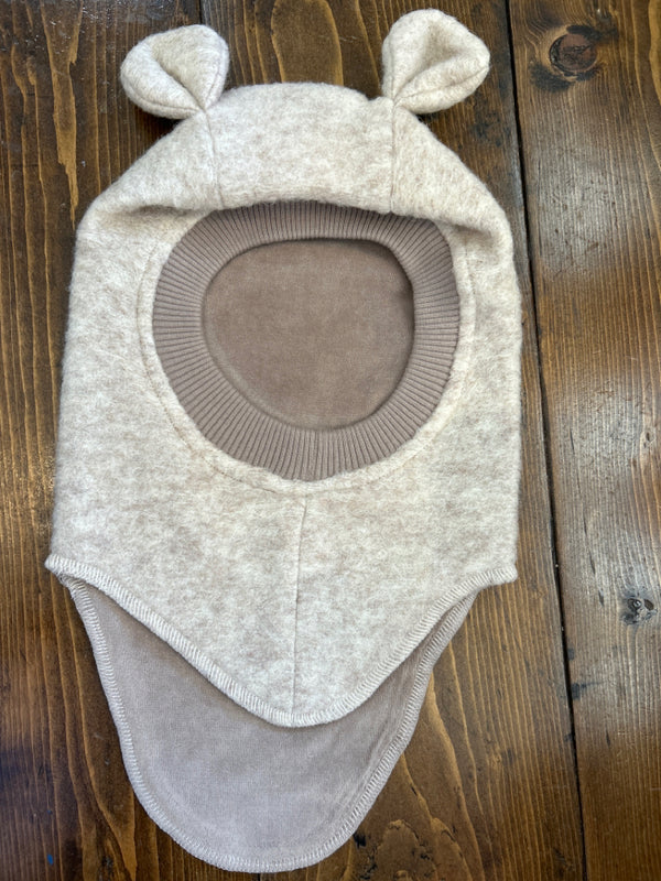Wool Balaclava Sand 0-12m