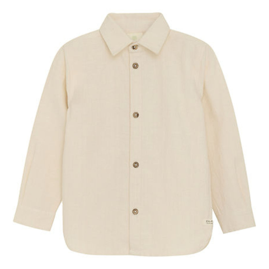 100% Organic Cream Cotton Shirt