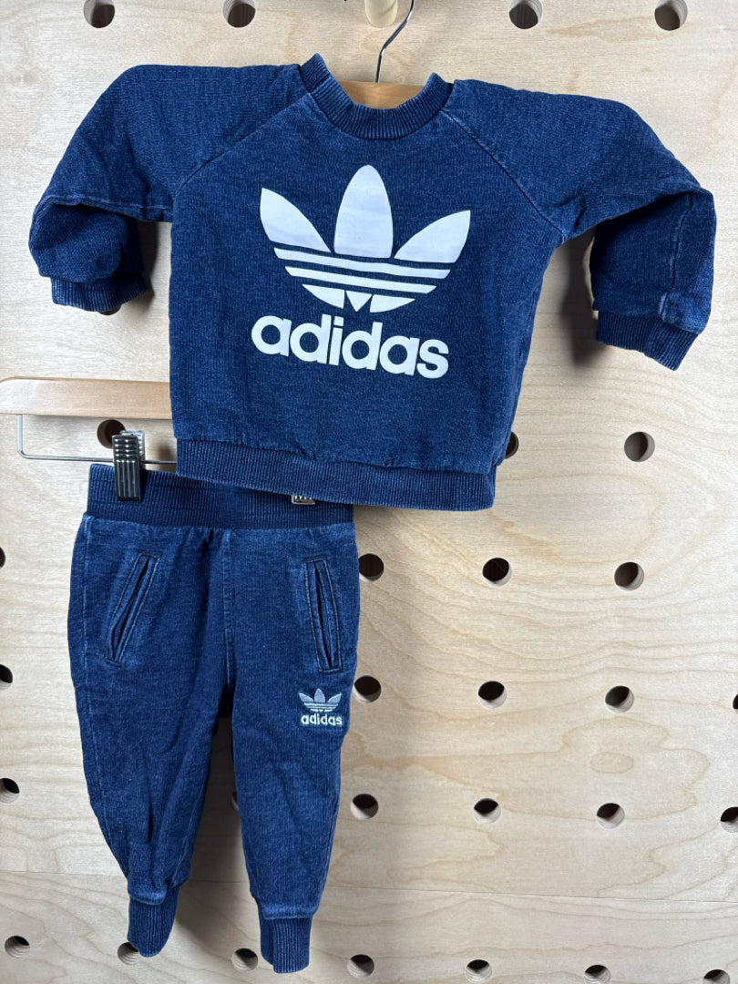 Child Size 3-6m Adidas Sweat Suit 2P