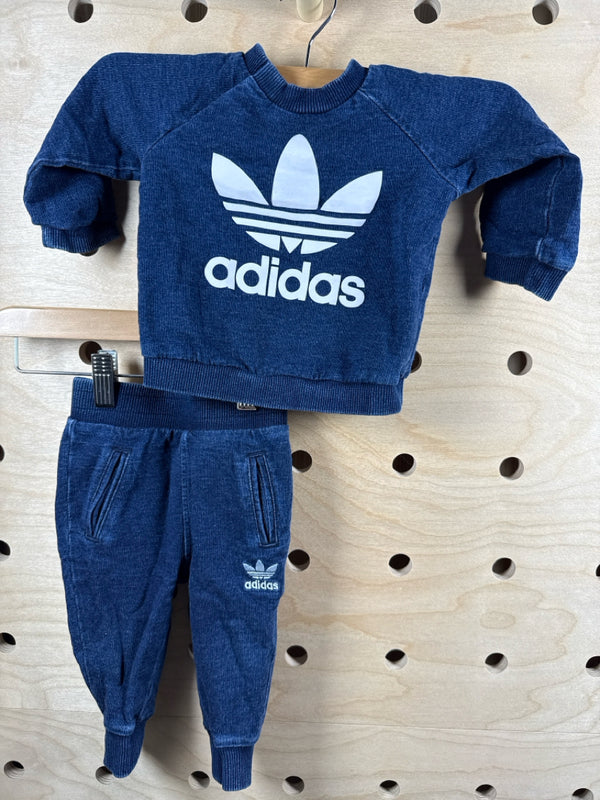 Child Size 3-6m Adidas Sweat Suit 2P