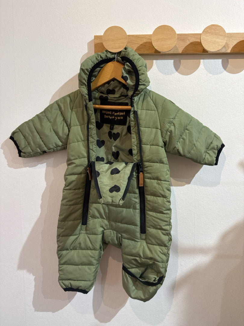 Child Size 0-3m Mini Rodini Bunting Suit