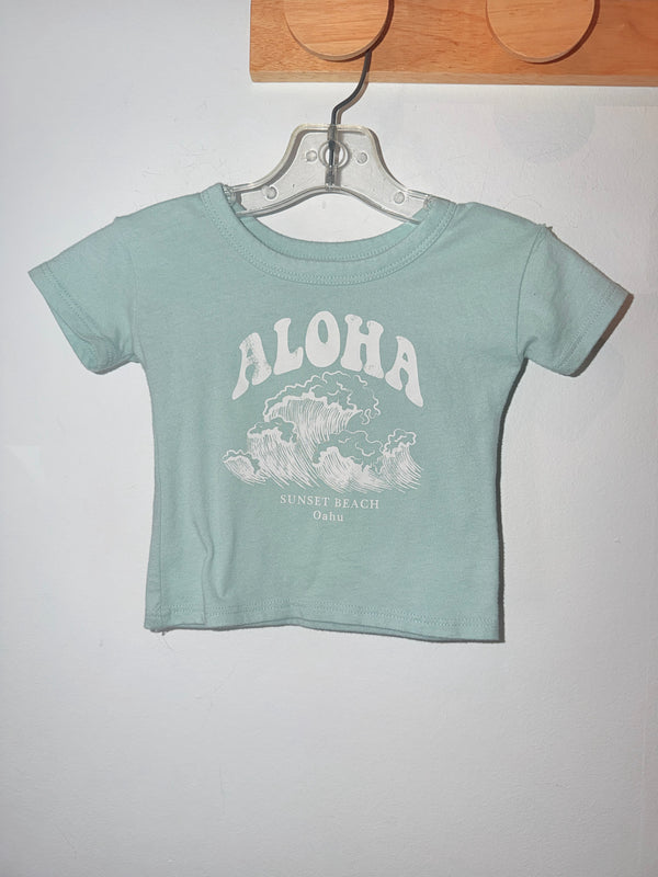 Child Size 3-6m aloha Tshirt