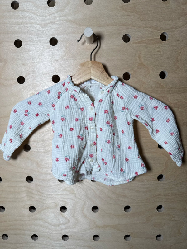 Child Size 9-12M zara Shirt