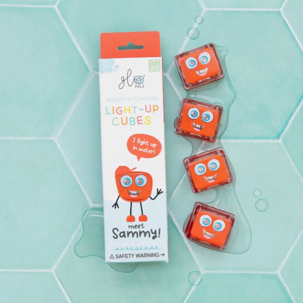 Glo Pals Sammy Light-Up Cubes Red