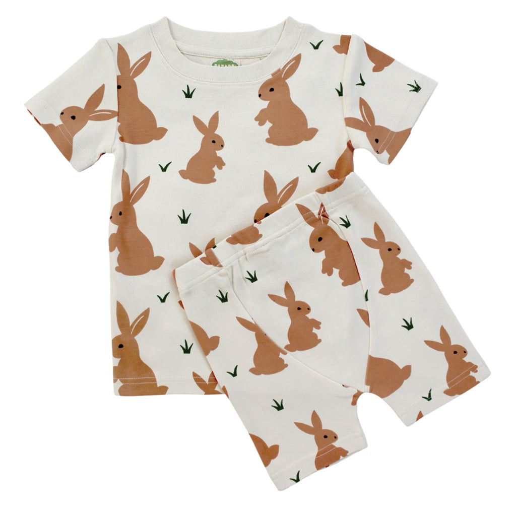 Brown Bunnies Summer Pajamas