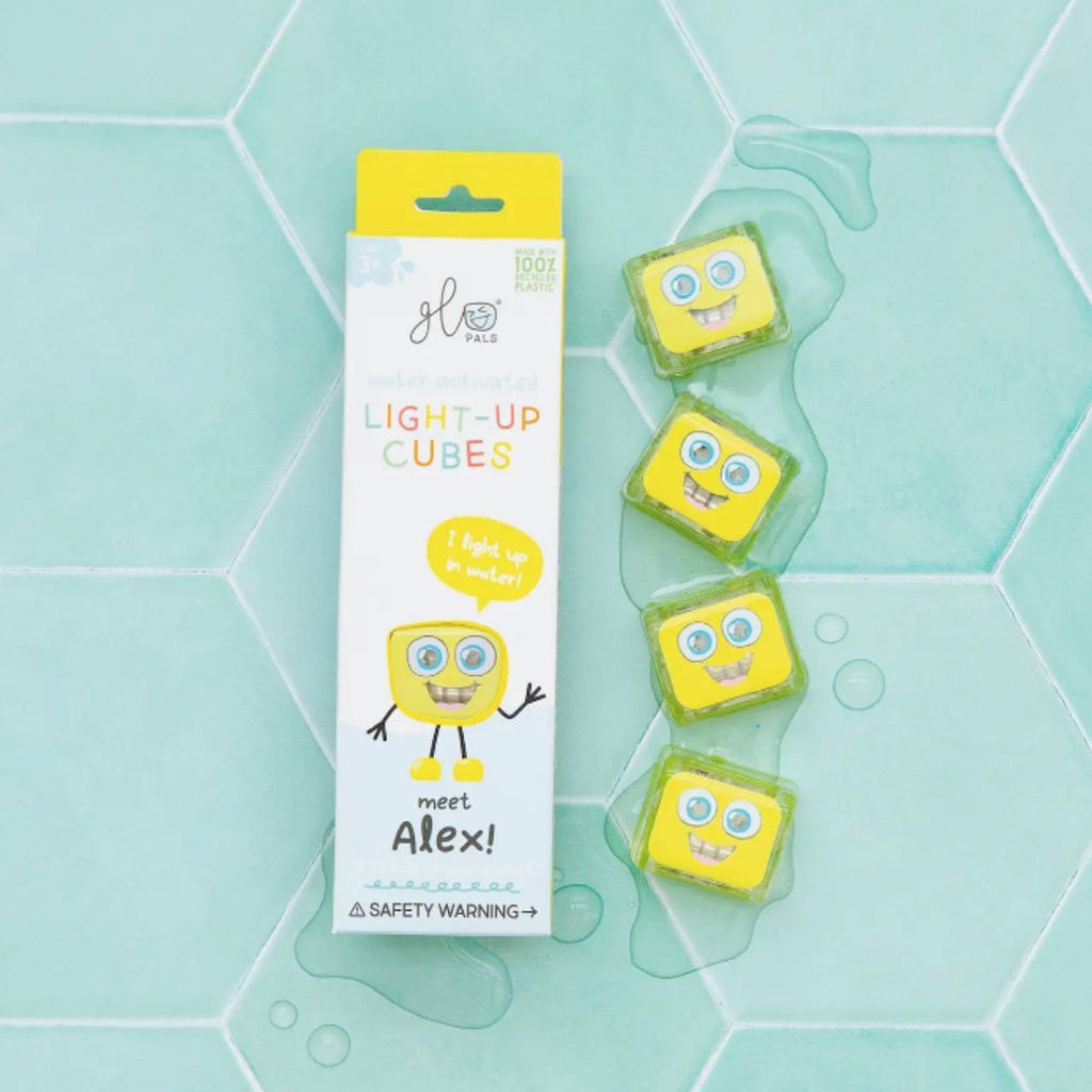 Glo Pals Alex Light-Up Cubes - Yellow