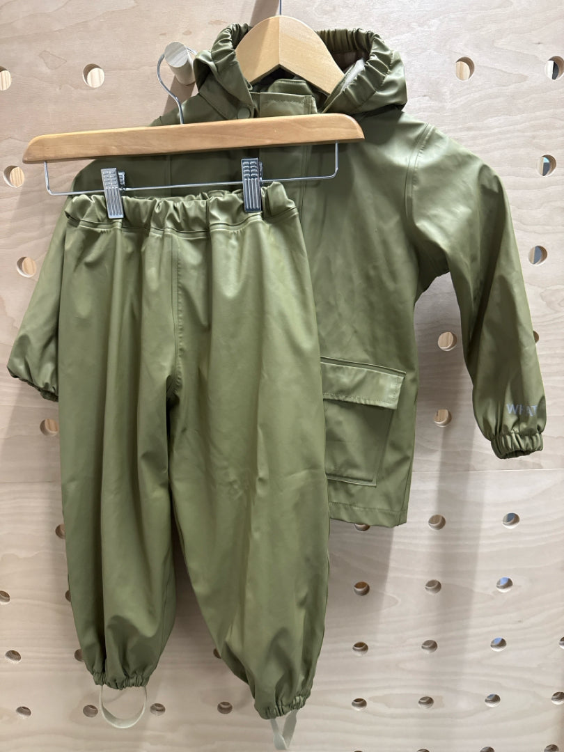 Size 3T WHEAT Rain Suit