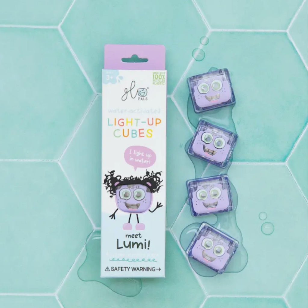 Glo Pals Lumi Light-Up Cubes Purple