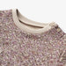 SWEAT DRESS ZENIA BABY LILAC FLOWERS