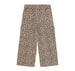 Wide Cargo Pants- Leopard Print
