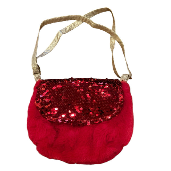 Red shiny purse