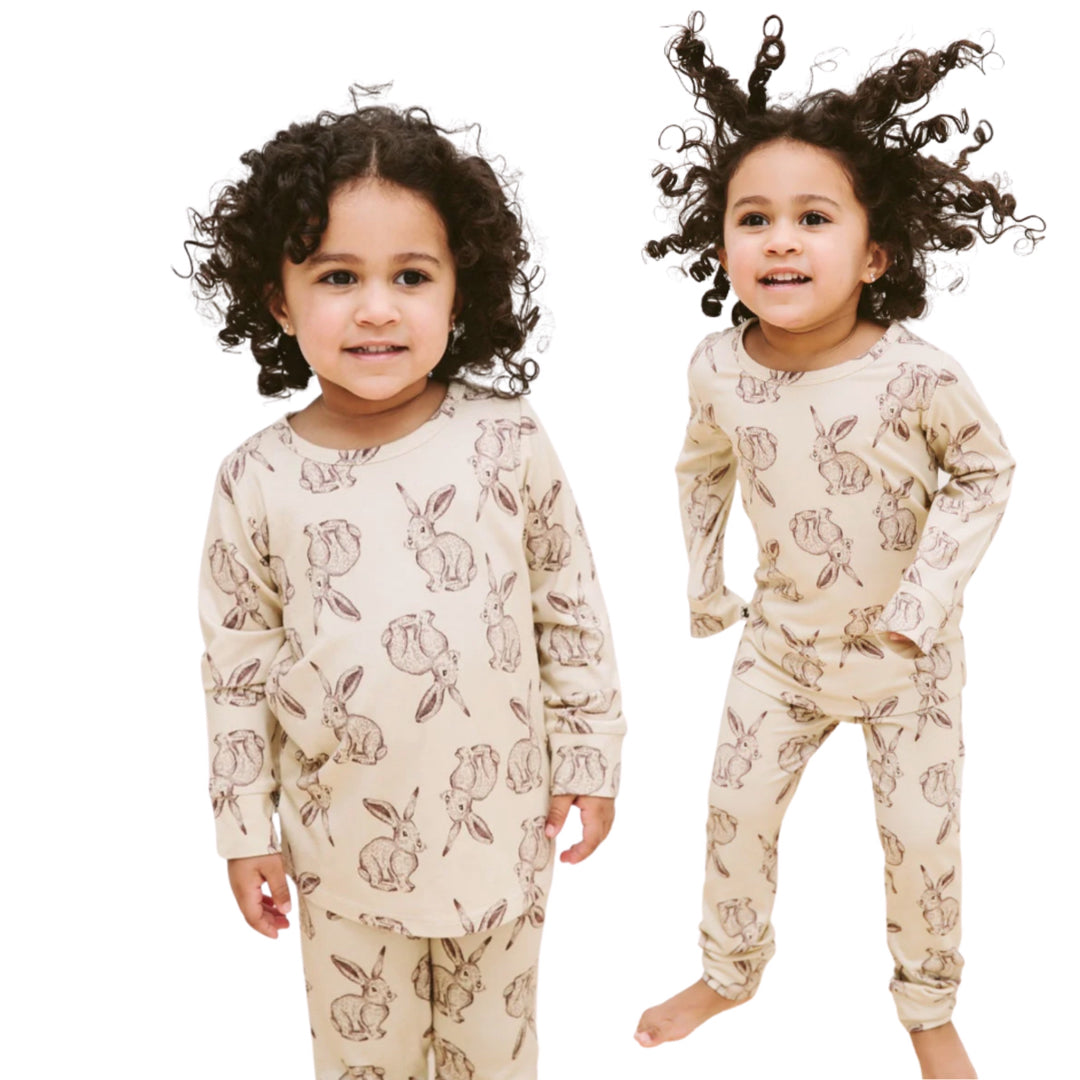 Classic Thermal Pajama - BUNNY – Bo & Ko Kids.