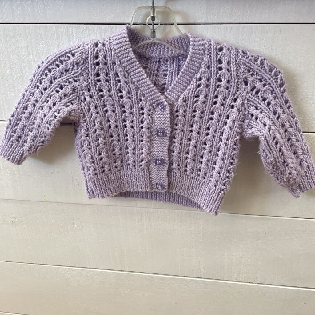 Purple Handmade Sweater