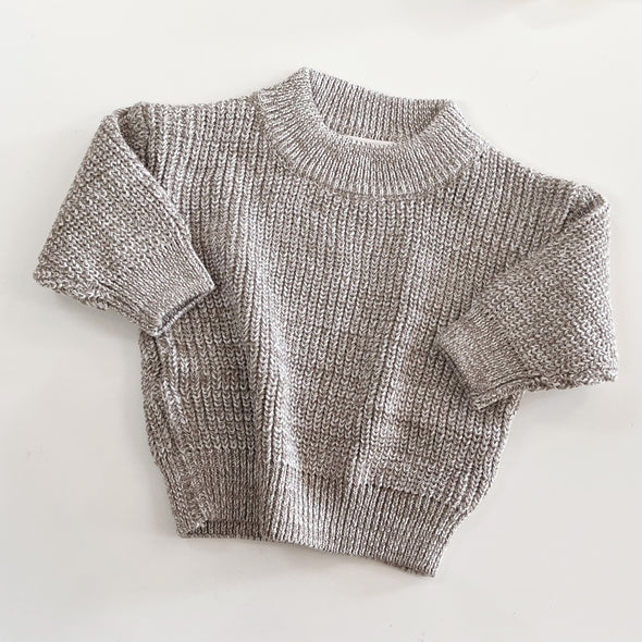 Riley Chunky Sweater - Truffle